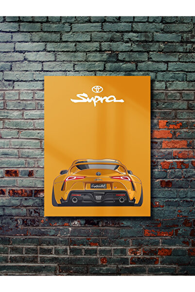 ZNC Toyota Supra, Eşsiz Tasarım Otomobil Posterleri, Özel Tasarım Kağıt Poster