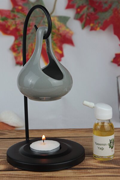 moryconcept Buhurdanlık Askılı Damla Model Standlı & Buhur Koku Mum Set