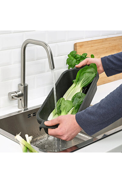 IKEA عرض مصفاة المطبخ البلاستيكية: 48 سم من ايكيا باللون الأسود