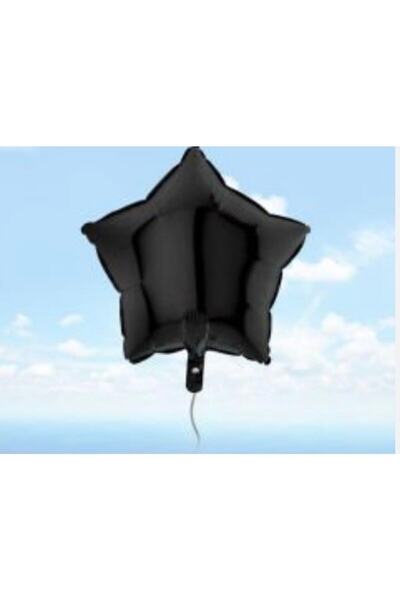 Deniz Party Store بالون بلاك ستار فويل مقاس 18 بوصة 45 سم قطعة واحدة