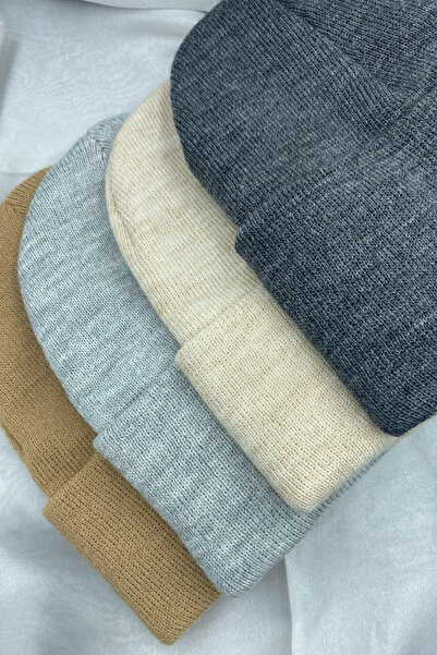 KISCHE Unisex Men's Women's Flexible Folded Basic Domestic Production 4-Piece Colorful Beret