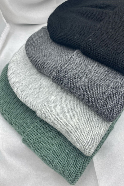 KISCHE Unisex Men's Women's Flexible Folded Basic Domestic Production 4-Piece Colorful Beret