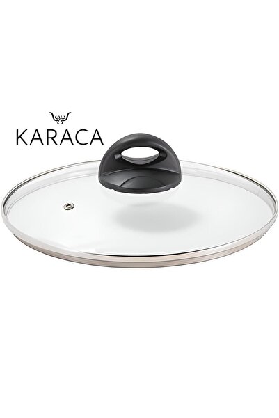 Ermiya Tencere Tava Sahan Için Temperli Z Tipi Cam Kapak 18 Cm