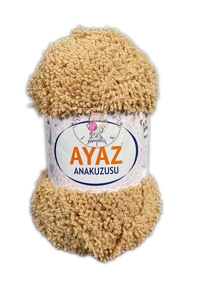 Ayaz Anakuzusu Χειροποίητο Νήμα Πλεξίματος 1221 Γαλακτόκαφλο 1 Τεμάχιο