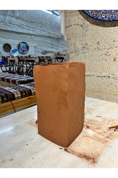 Güray seramik 10 Kg Kırmızı Heykel Torna Ve Pano Çamuru Kırmızı Hobi Ve Model Çamuru Kırmızı Seramik Çamuru