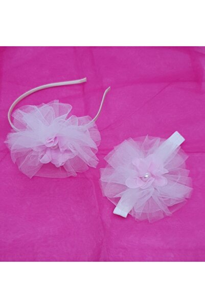 Melkady Aksesuar Set de 2 bentițe și coroană florale pentru mamă - bebeluș