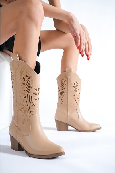 BAKGİY Ten Cilt Kadın Dallas Çizme Bg1012-117-0002