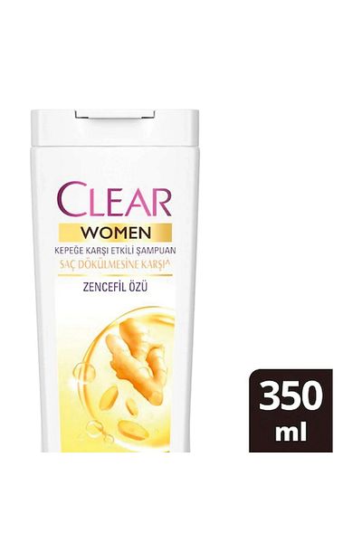 Clear Women's Anti-Dandruff Shampoo Anti-Hair Loss Ginger Extract 350 ml