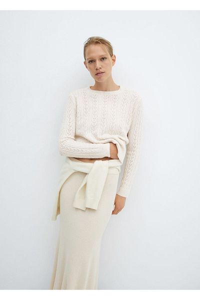 MANGO Woman Pullover aus Strick mit Pailletten