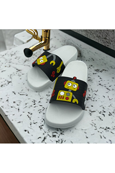 GEZER Papuci pentru baieti LAVABO STREET SEA BEACH PISCINA PAPUCI ROBOT MODELAT