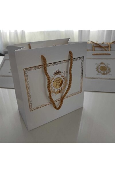 Rüya Karton Hediye Çantası 10 Lu Paket Isime Özel