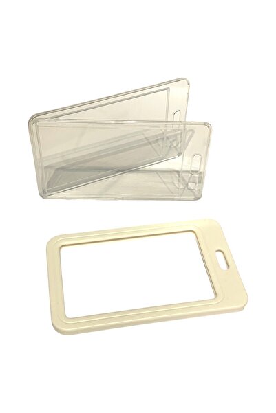 StormiStoretr Suport pentru carduri cu guler vertical alb premium 2 în 1