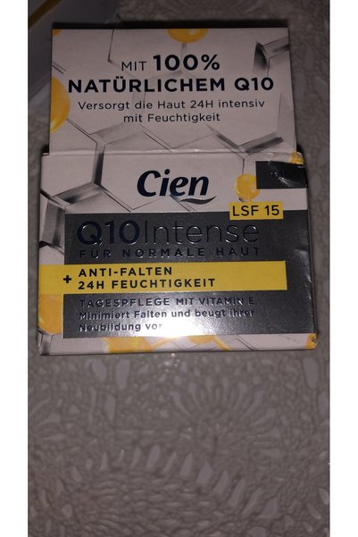 Cien Germany Original Vegan Night Cream Intense Q10 24 Hour Moisture Anti-Aging Cream