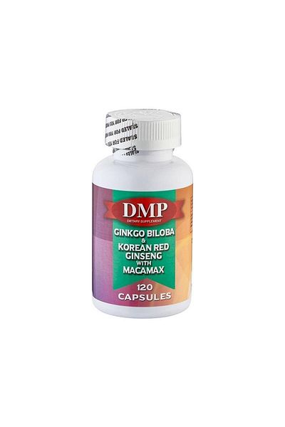 DMP Ginkgo Biloba Red Korean Ginsengi Lepidium 120 Capsules