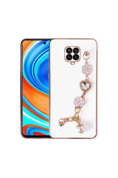 MCASERING Xiaomi Note 9S / NOTE 9 PRO Uyumlu Canlı Renkli Altın Kenar Çizgili...