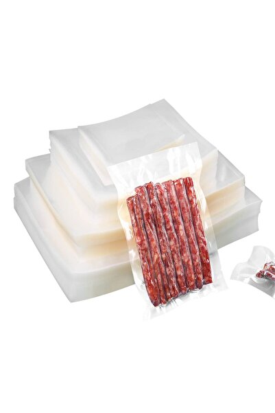 Genel Markalar 50adet 20x25cm Tüm Ev Tipi Gıda Vakum Makinelerine Uygun Vakum...