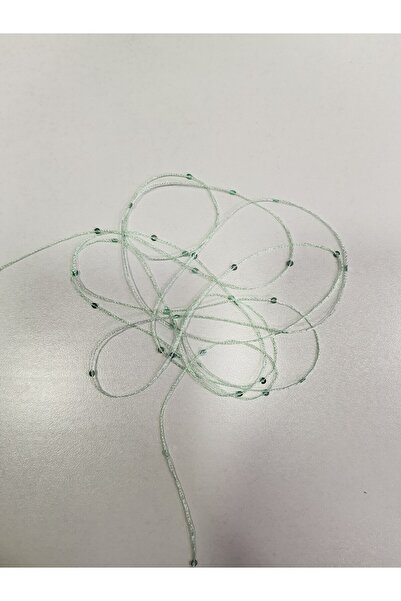 İPLİKOUTLET Su Yeşili Pullu Fantazi Ip 200 gram