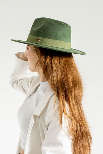 Çalıkuşu Pălărie Fedora verde Pălărie tare de cowboy