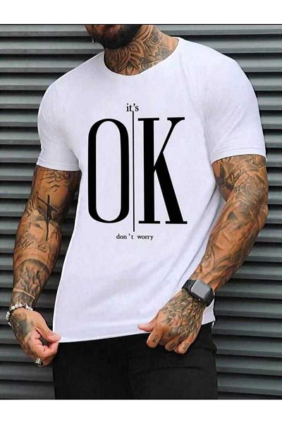 MAGORS STIL-X ARROW PRINTED CREW λαιμόκοψη, ΒΑΜΒΑΚΙ ΛΕΥΚΟ ΧΡΩΜΑ UNISEX TSHIRT