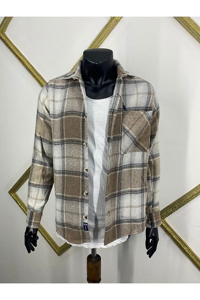 Sadık Collection Δίδυμο ανδρικό πουκάμισο με λεπτή εφαρμογή αθλητική τσέπη με σβησμένο ξυλοκόπο