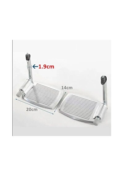 MEDİKALCİM Tekerlekli Sandalye Ayaklık Pedalı Metal 2 Adet