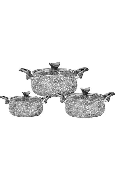 Taç Ultra Granite 3-Piece Casserole Set