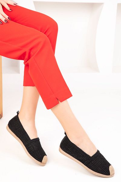 SOHO Women's Black Ballerinas 17963