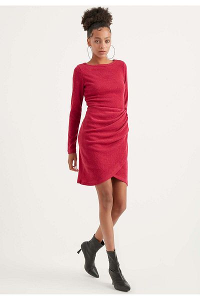 Herita Kleid mit Drapierung