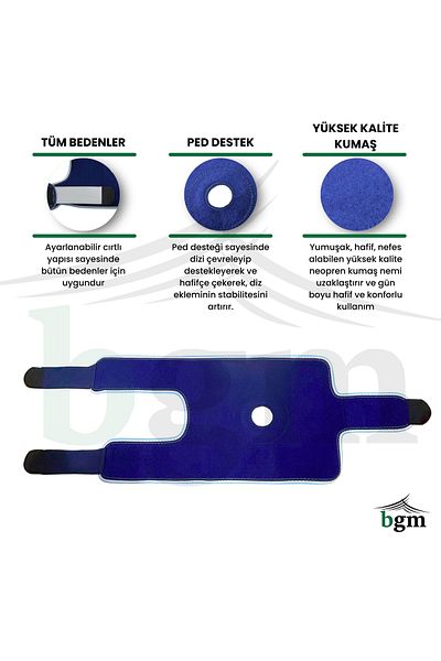 bgm Knee Brace with Patella Support High Quality Neoprene Knee Brace with Patella Support
