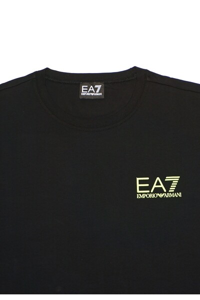 EA7 Langarmshirt mit Logoprint