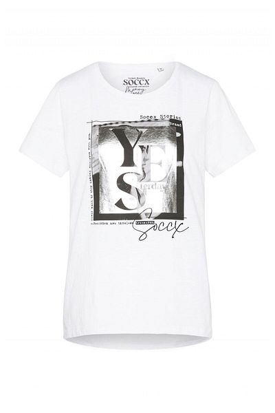 Soccx T-Shirt MEMORY LANE Kurzarmshirt