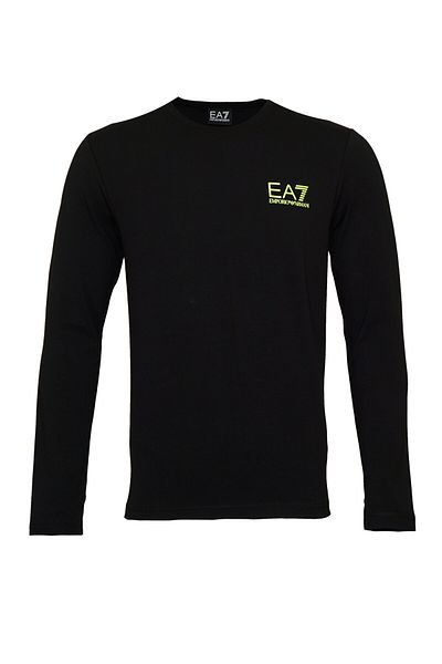 EA7 Langarmshirt mit Logoprint