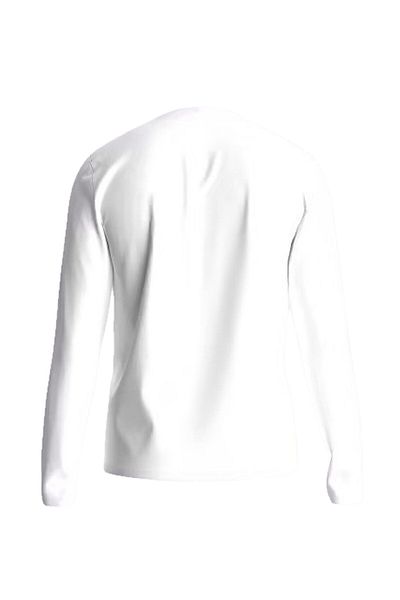 Guess Shirt Langarmshirt CN LS ORIGINAL LOGO mit Rundhalsausschnitt und Logo-Print