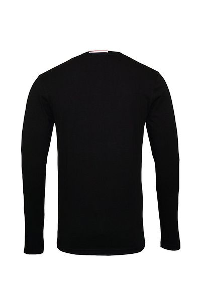 U.S. Polo Assn. Rundhalsausschnitt R-Ausschnitt Langarmshirt mit langen Ärmeln