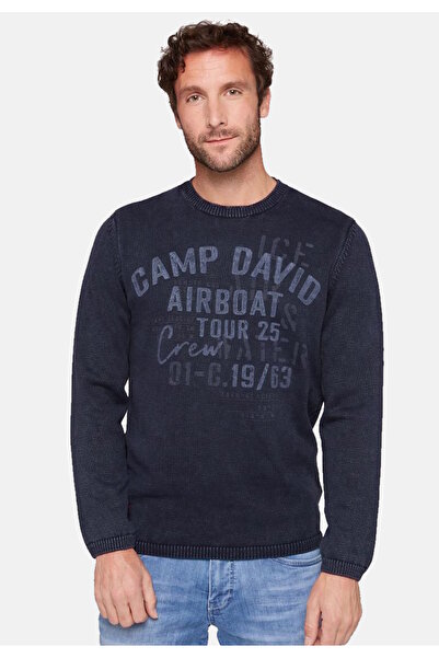 Camp David Pullover Strickpullover R-Ausschnitt