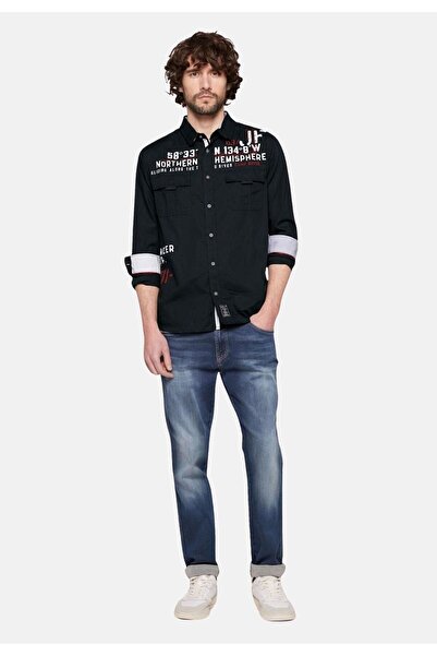 Camp David Hemd Alaska Buz Turu Langarmhemd