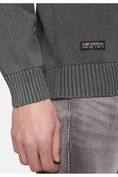 Camp David Pullover Strickpullover V-Ausschnitt