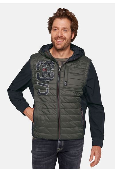 Camp David Jacke halb Stepp- und Softshelljacke