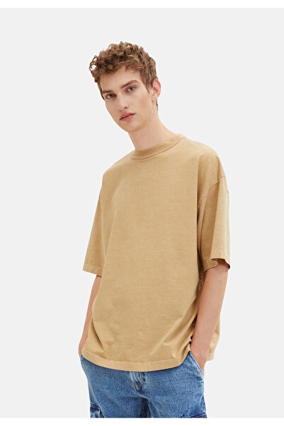 Tom Tailor Shirt Oversized-T-Shirt mit Rundhalsausschnitt aus Baumwolljersey