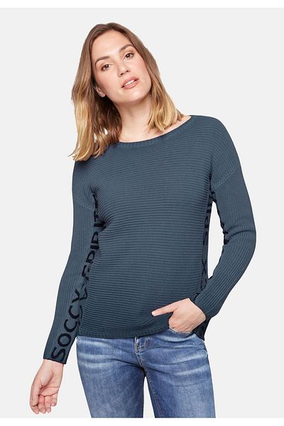 Soccx Pullover Strickpullover R-Ausschnitt