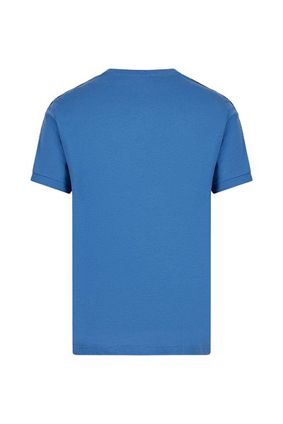 EA7 Shirt Kurzarm-T-Shirt mit Rundhalsausschnitt und Logo-Print aus Baumwolle