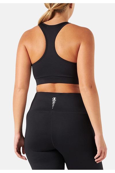 Champion BH Elastischer Sport-BH, Ringerrücken und Printlogo-Schriftzug werden getragen