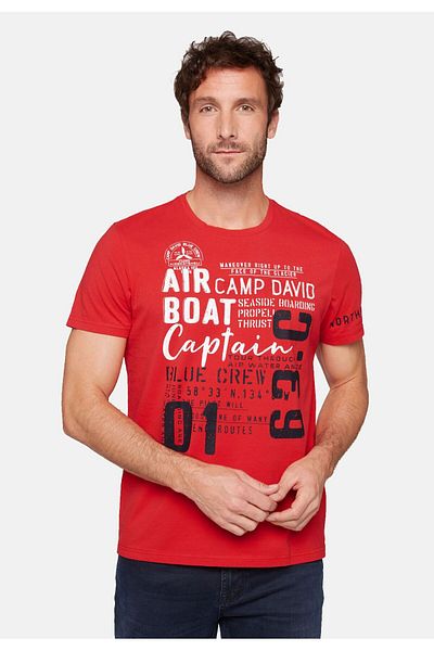 Camp David T-Shirt ALASKA BUZ TURU Kurzarmshirt
