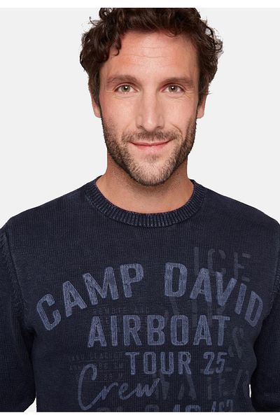 Camp David Pullover Strickpullover R-Ausschnitt