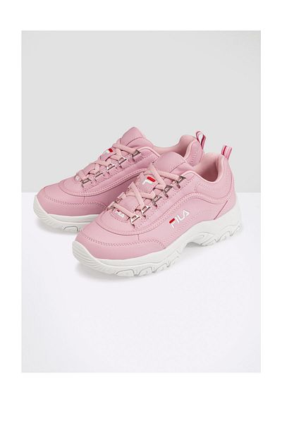 Dark pink fila deals shoes