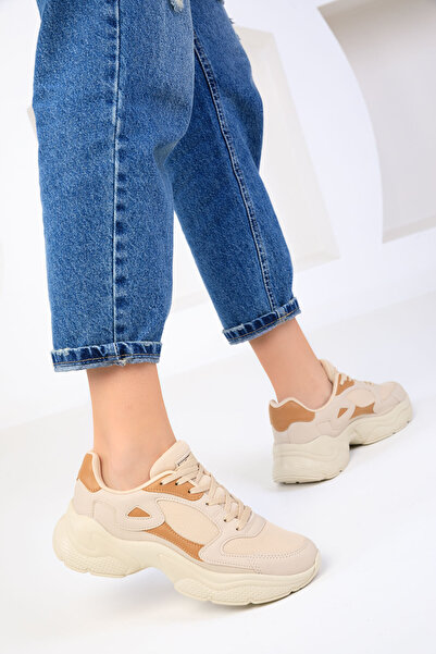 SOHO Bej-Taba Kadın Sneaker 18147