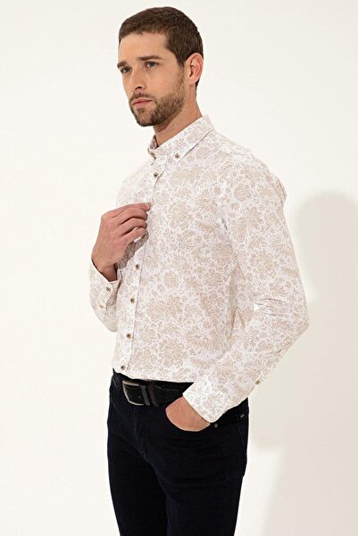 Pierre Cardin Ανδρικό πουκάμισο με μακρύ μανίκι Slim Fit 1374679