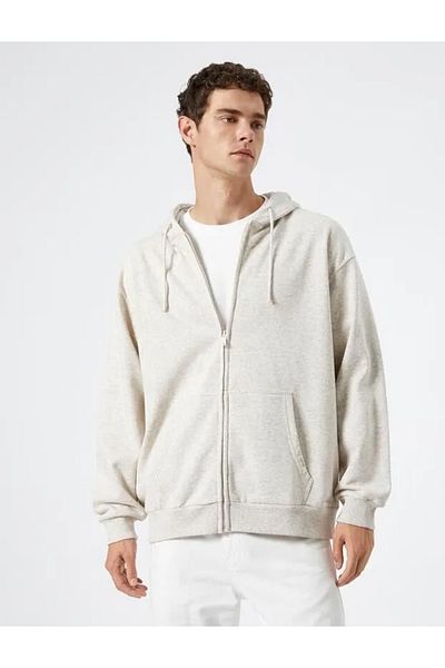 Koton 4WAM70112MK Koton Ανδρικό Sweat GREY