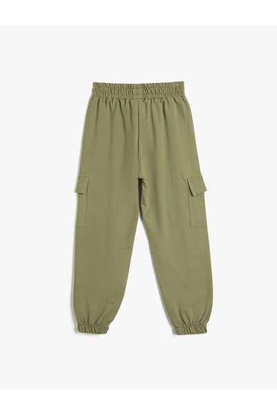 Koton 4wkg40149ak Mädchen-Trainingshose, Khaki