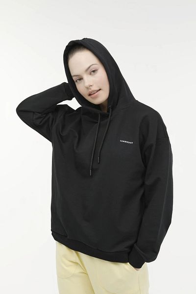 lumberjack Α 10139898008010 101398980   Wb Hoodie 17sn80 3pr Γυναικείο Sweat Μαύρο